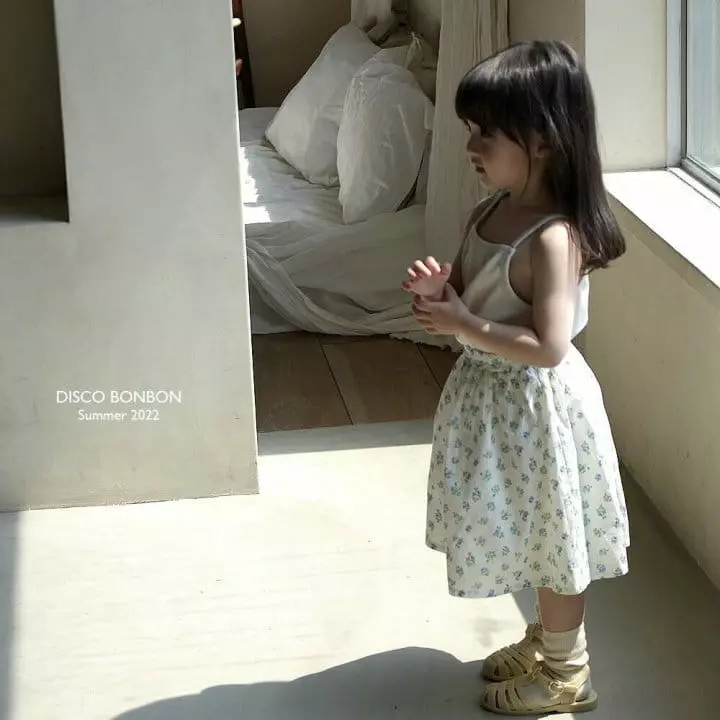 Disco Bonbon - Korean Children Fashion - #fashionkids - Soft Rib Sleeveless - 2