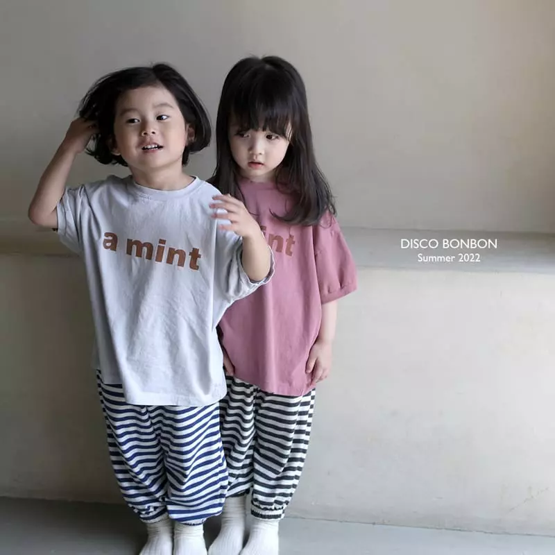Disco Bonbon - Korean Children Fashion - #fashionkids - Stripes Summer Pants - 5