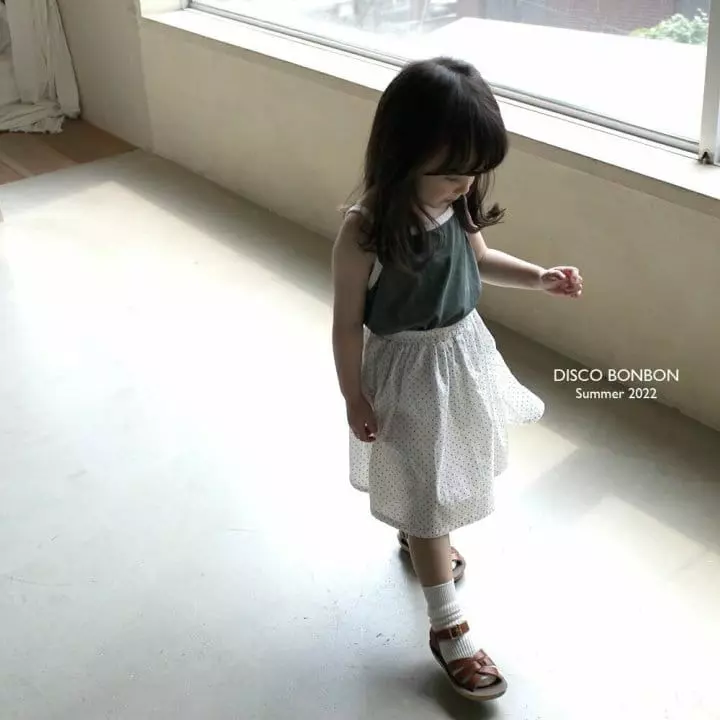 Disco Bonbon - Korean Children Fashion - #fashionkids - Point Sleeveless - 4