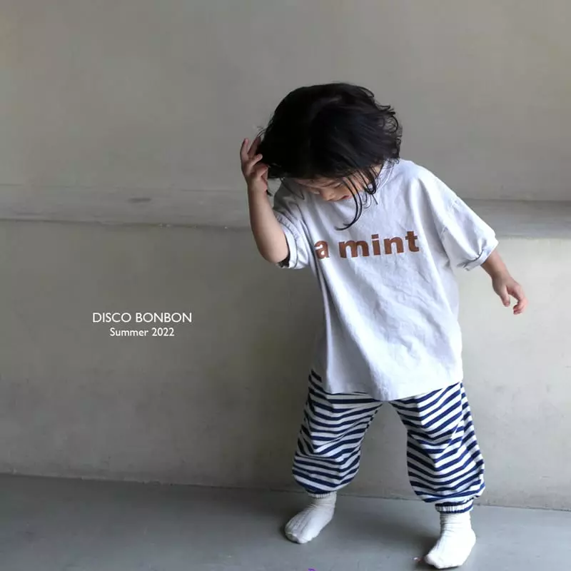 Disco Bonbon - Korean Children Fashion - #kidsshorts - Stripes Summer Pants - 6