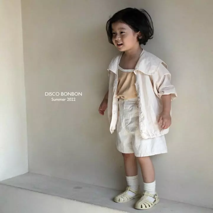 Disco Bonbon - Korean Children Fashion - #kidsstore - Point Sleeveless - 5