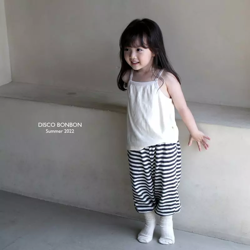 Disco Bonbon - Korean Children Fashion - #littlefashionista - Stripes Summer Pants - 10