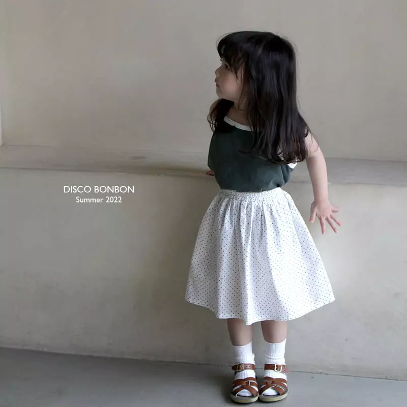Disco Bonbon - Korean Children Fashion - #magicofchildhood - Songi Dot Skirt - 3