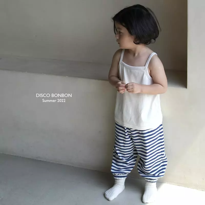 Disco Bonbon - Korean Children Fashion - #minifashionista - Stripes Summer Pants - 12