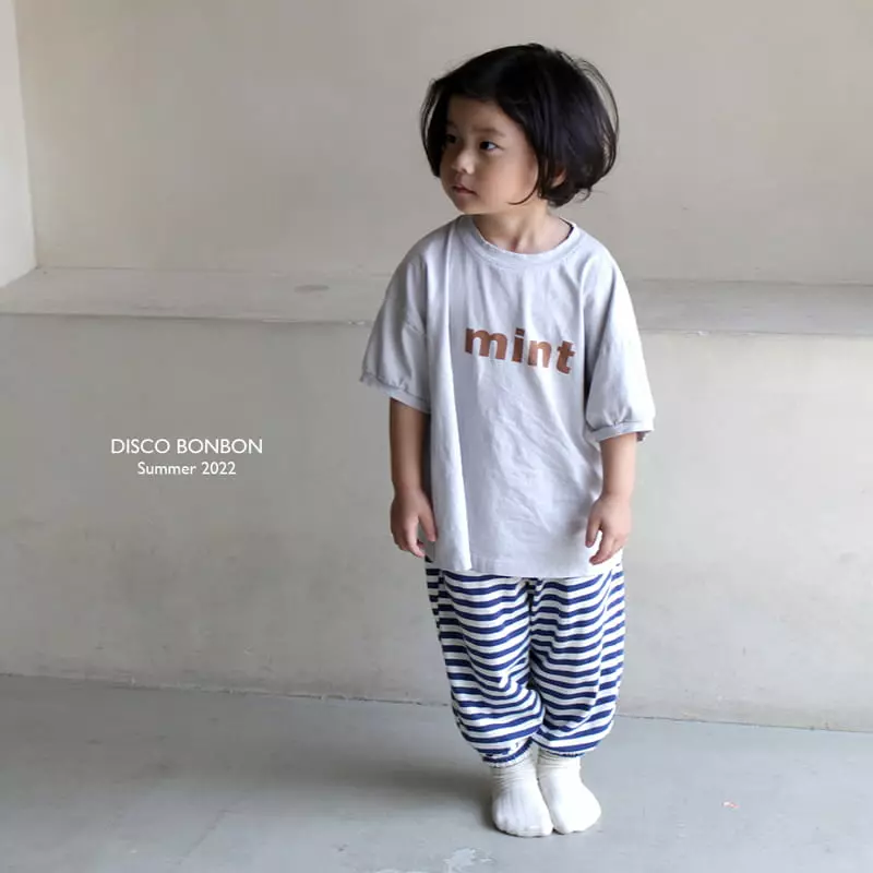 Disco Bonbon - Korean Children Fashion - #minifashionista - A Mint Long Tee - 9