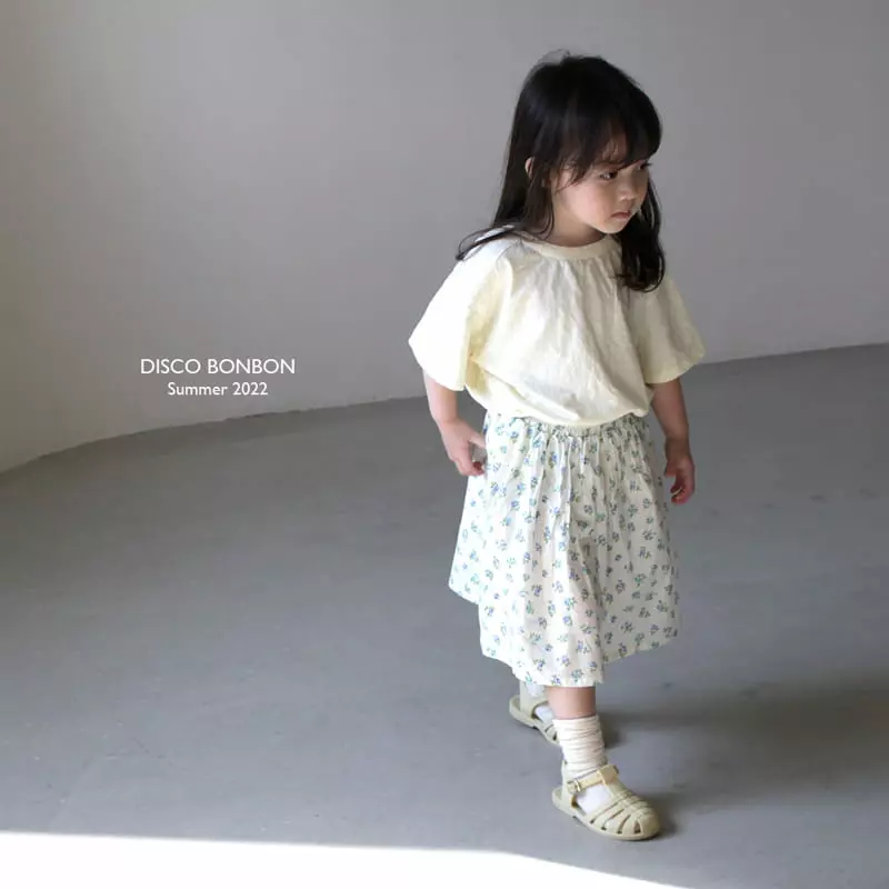 Disco Bonbon - Korean Children Fashion - #minifashionista - B Embroidery Tee - 7