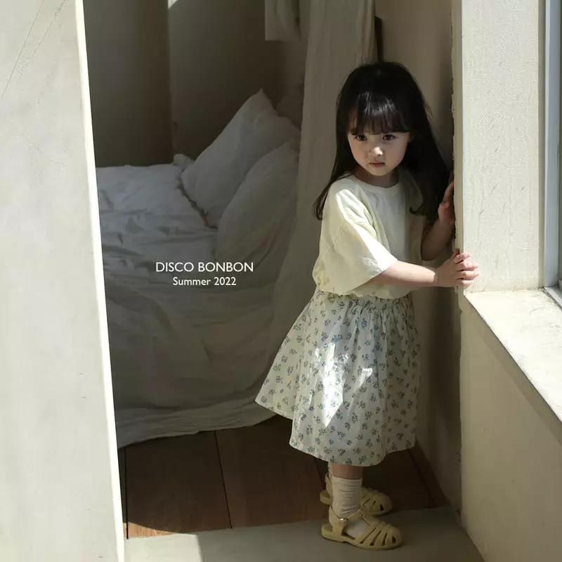 Disco Bonbon - Korean Children Fashion - #prettylittlegirls - B Embroidery Tee - 8