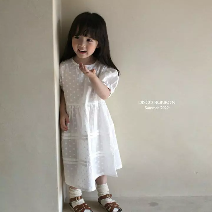 Disco Bonbon - Korean Children Fashion - #toddlerclothing - Flower One-piece - 4