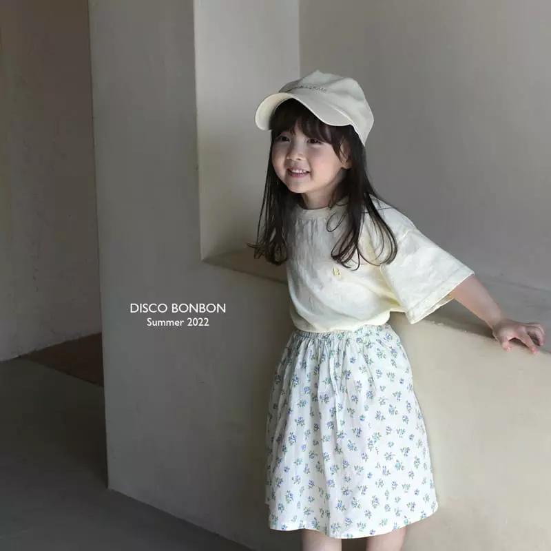 Disco Bonbon - Korean Children Fashion - #stylishchildhood - B Embroidery Tee - 11
