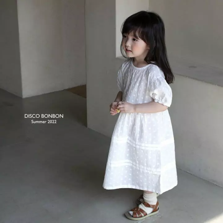 Disco Bonbon - Korean Children Fashion - #todddlerfashion - Flower One-piece - 2
