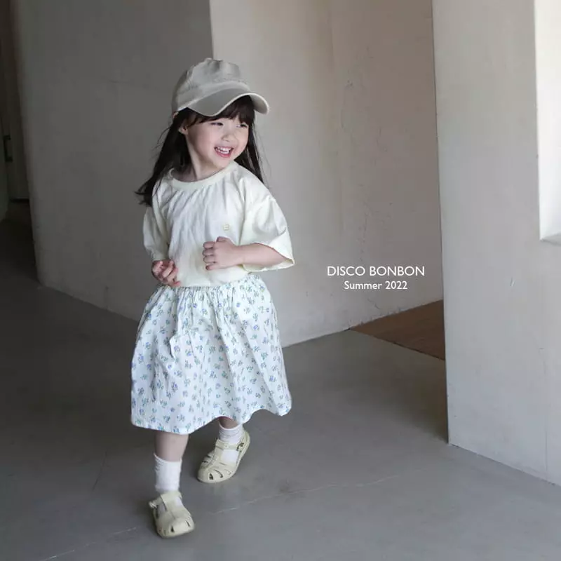 Disco Bonbon - Korean Children Fashion - #todddlerfashion - B Embroidery Tee - 9
