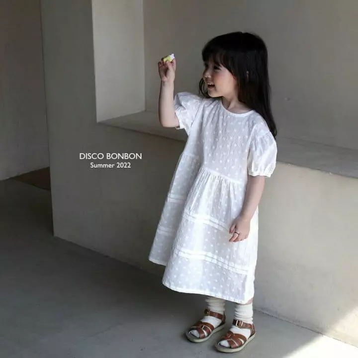Disco Bonbon - Korean Children Fashion - #toddlerclothing - Flower One-piece - 3