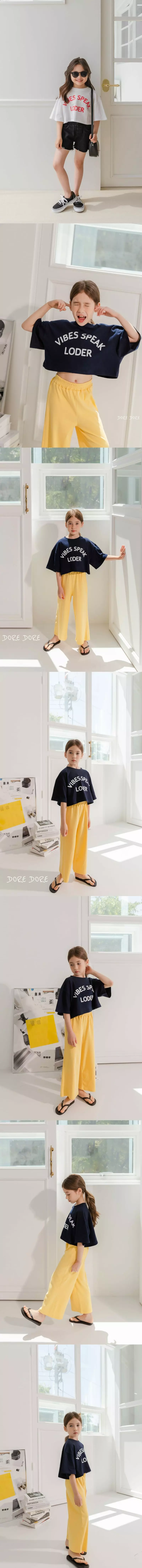 Dore Dore - Korean Children Fashion - #designkidswear - Vibe Crop Tee - 3