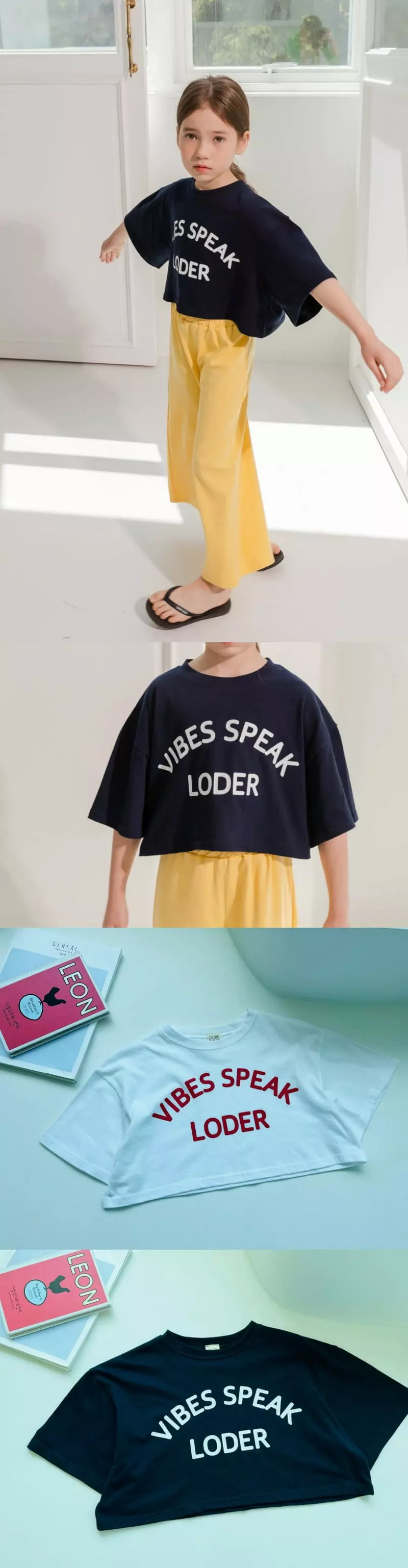 Dore Dore - Korean Children Fashion - #designkidswear - Vibe Crop Tee - 4