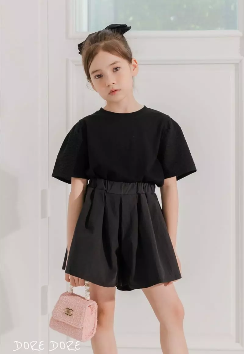 Dore Dore - Korean Children Fashion - #discoveringself - Waffle Sleeve Tee