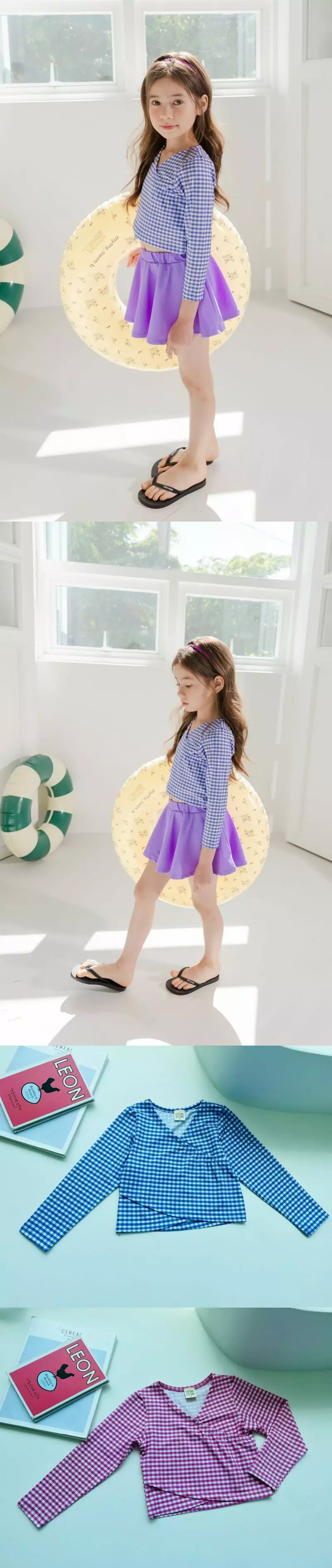 Dore Dore - Korean Children Fashion - #designkidswear - Wrap Rashguard Top - 4