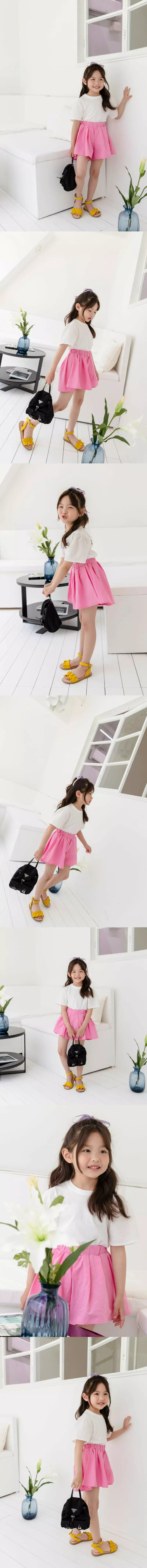 Dore Dore - Korean Children Fashion - #kidsshorts - Waffle Sleeve Tee - 3