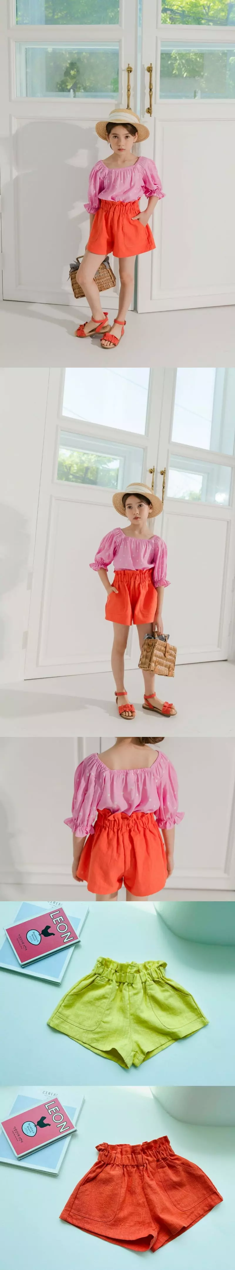 Dore Dore - Korean Children Fashion - #littlefashionista - Linen Banding Shorts - 4