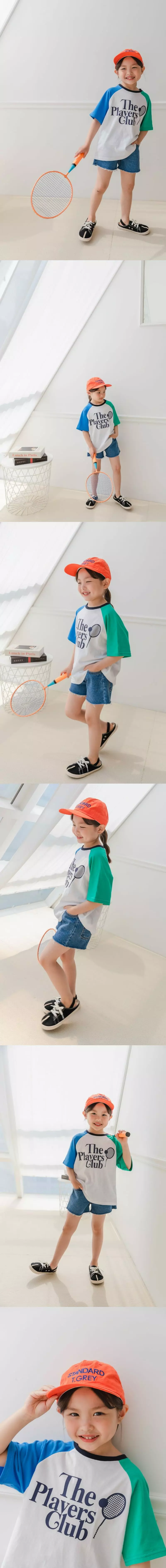 Dore Dore - Korean Children Fashion - #minifashionista - Club Color Raglan Tee - 2
