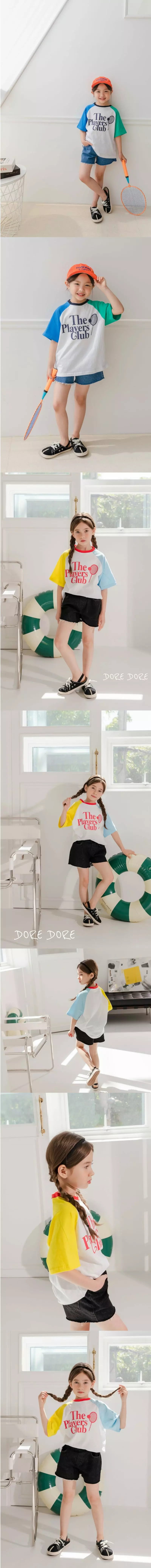 Dore Dore - Korean Children Fashion - #prettylittlegirls - Club Color Raglan Tee - 3