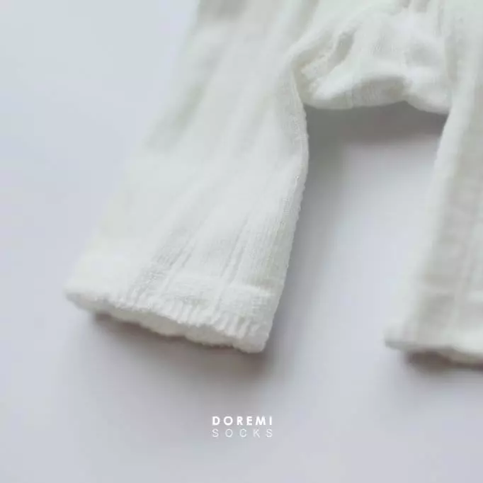 Doremi Socks - Korean Baby Fashion - #babyclothing - Picot Crop Tights Socks Set - 4