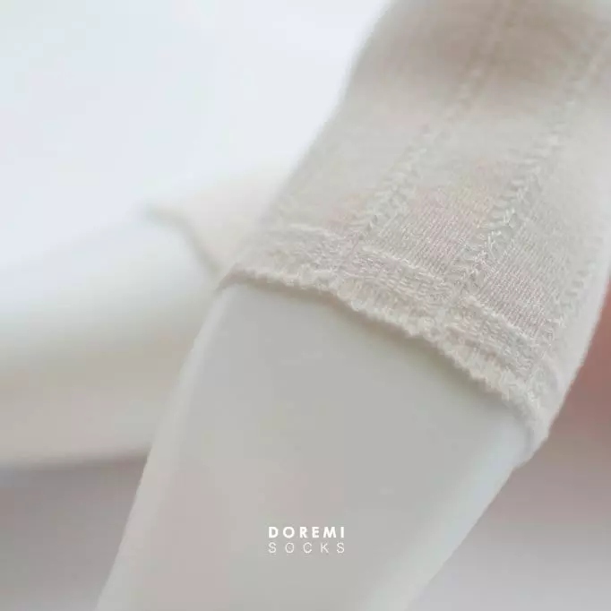 Doremi Socks - Korean Baby Fashion - #babyoutfit - Picot Crop Tights Socks Set - 10