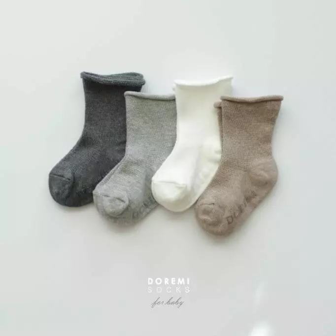 Doremi Socks - Korean Children Fashion - #prettylittlegirls - Mesh Basic Socks - 2
