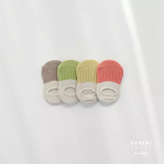 Doremi Socks - Korean Children Fashion - #todddlerfashion - Melange Two Torn Socks - 2