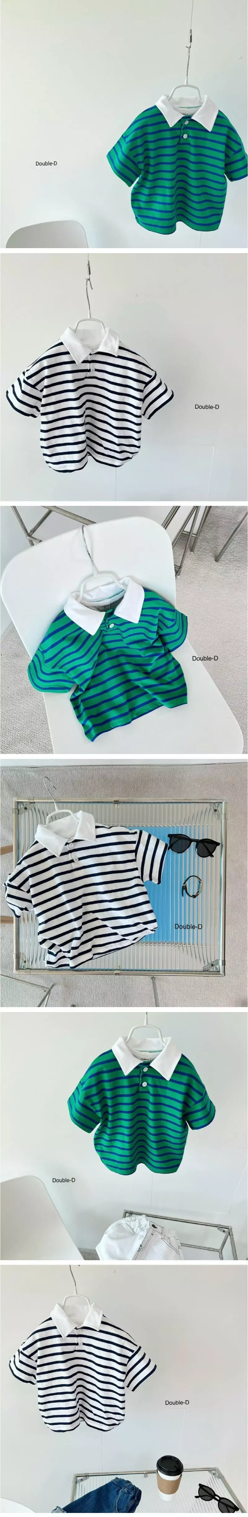 Doubled - Korean Children Fashion - #childofig - James Collar Tee - 2