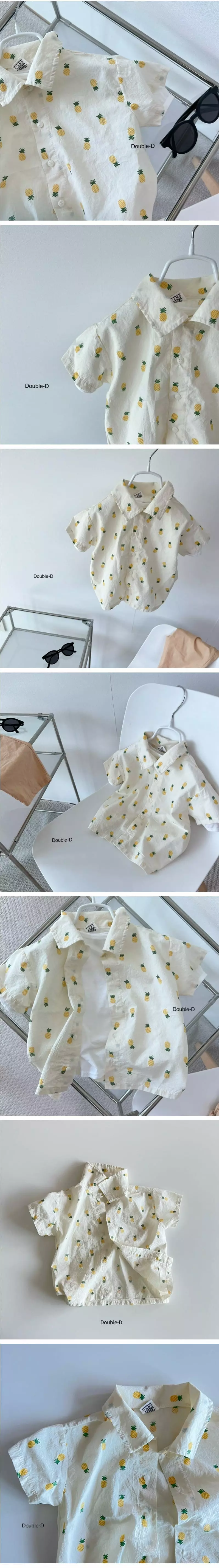 Doubled - Korean Children Fashion - #designkidswear - Pineapple Shirt - 2