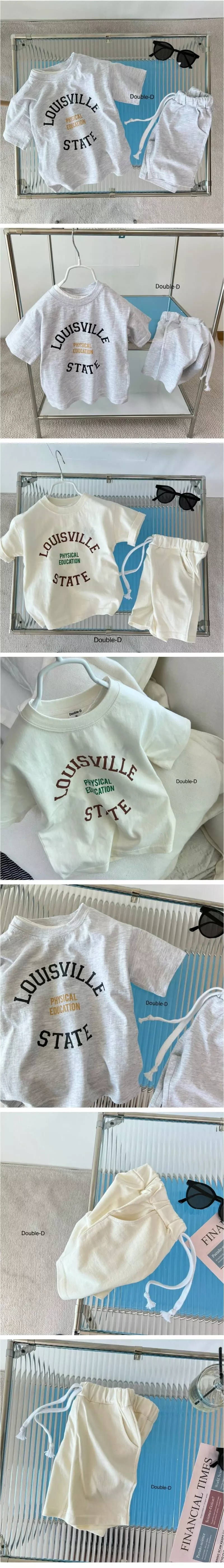 Doubled - Korean Children Fashion - #kidzfashiontrend - Louis Top Bottom Set - 2