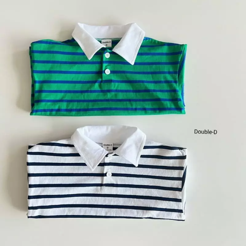 Doubled - Korean Children Fashion - #stylishchildhood - James Collar Tee