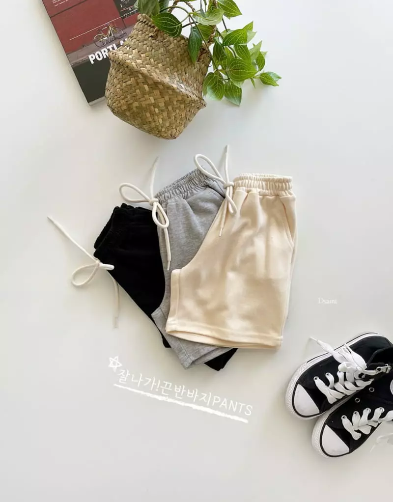Dsaint - Korean Children Fashion - #designkidswear - Goo String Shorts