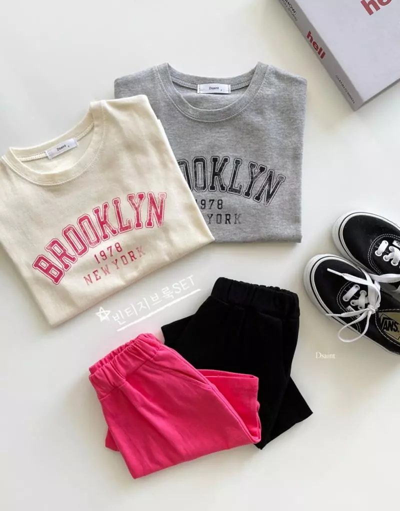 Dsaint - Korean Children Fashion - #discoveringself - Vintage Zbrok Top Bottom Set