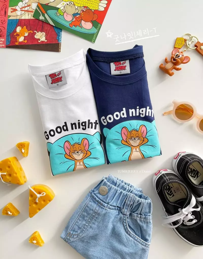 Dsaint - Korean Children Fashion - #kidsstore - Good Night Tee