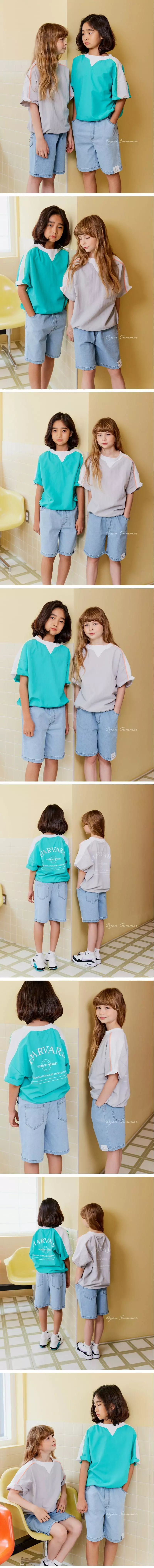 Dyou - Korean Children Fashion - #childrensboutique - Bia Denim Shorts