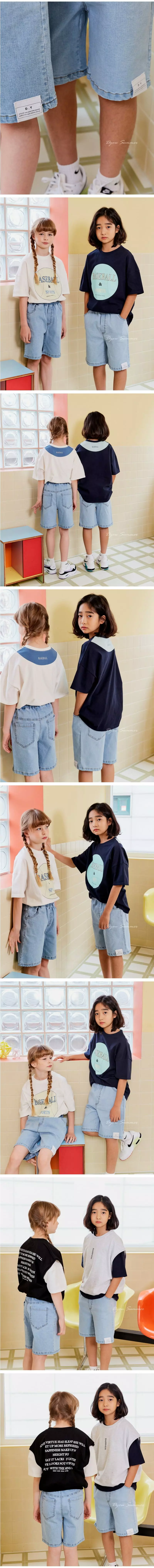 Dyou - Korean Children Fashion - #designkidswear - Bia Denim Shorts - 2