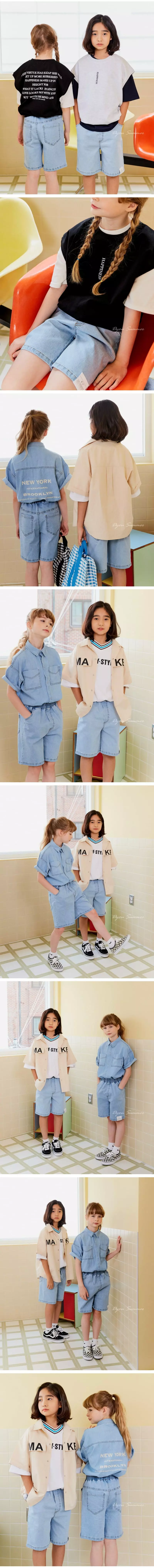 Dyou - Korean Children Fashion - #discoveringself - Bia Denim Shorts - 3