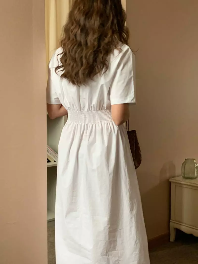 Earlybird - Korean Women Fashion - #momslook - Smocked One-piece - 7