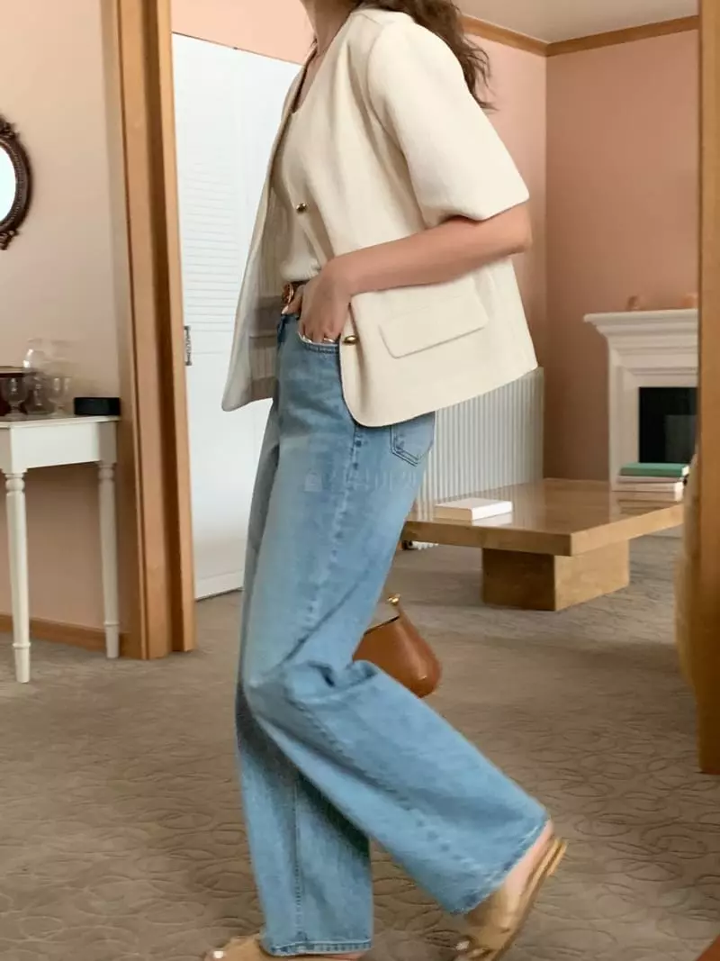 Earlybird - Korean Women Fashion - #momslook - Vilad Jeans - 4