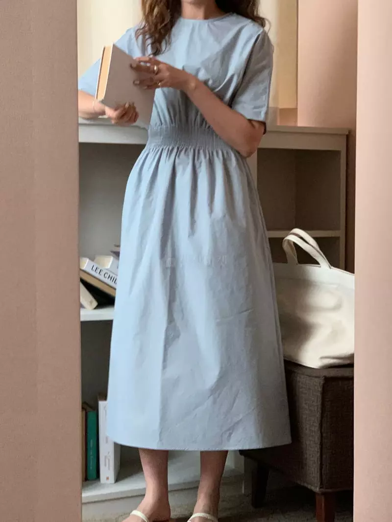 Earlybird - Korean Women Fashion - #vintageinspired - Smocked One-piece - 9