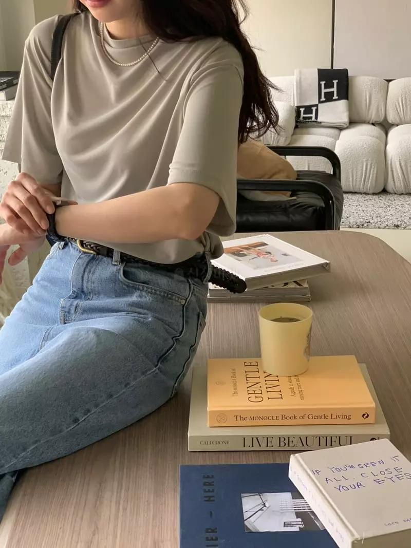 Earlybird - Korean Women Fashion - #momslook - Jane Tee - 4