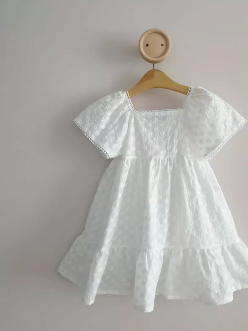 Eclair - Korean Children Fashion - #childofig - Blan One-piece - 5