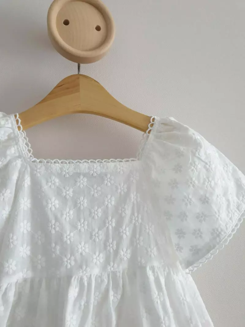 Eclair - Korean Children Fashion - #childofig - Blan One-piece - 6