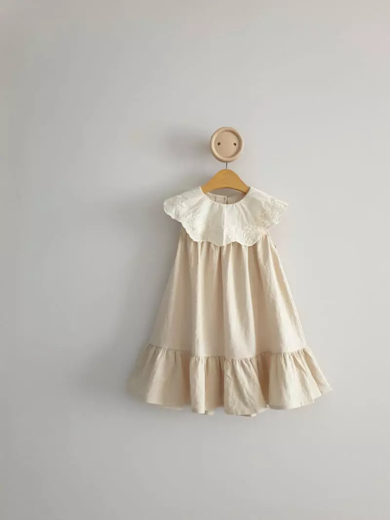 Eclair - Korean Children Fashion - #childofig - Cream One-piece - 7
