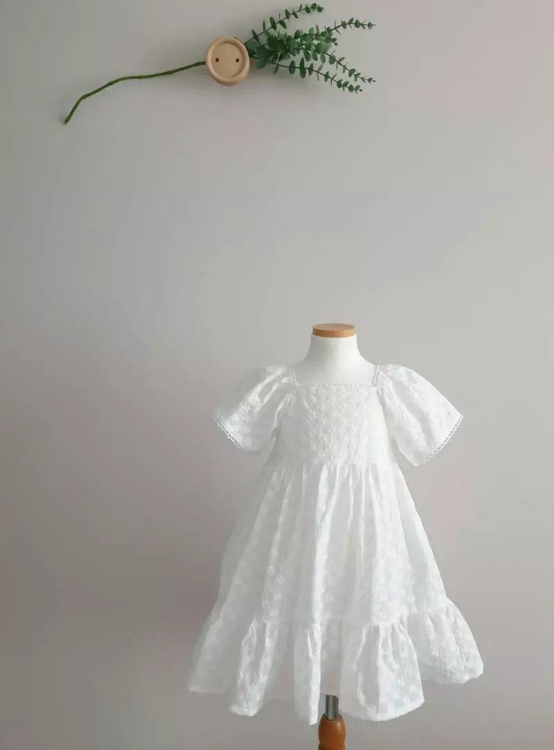 Eclair - Korean Children Fashion - #fashionkids - Blan One-piece - 10