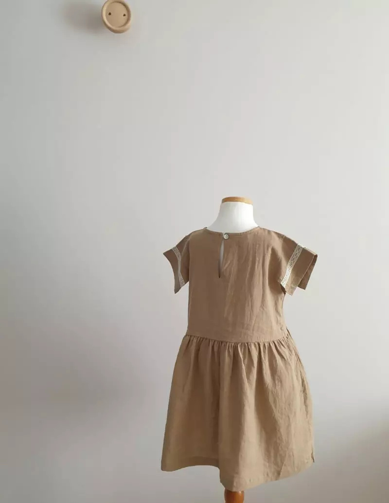Eclair - Korean Children Fashion - #kidsstore - Linen One-piece - 7