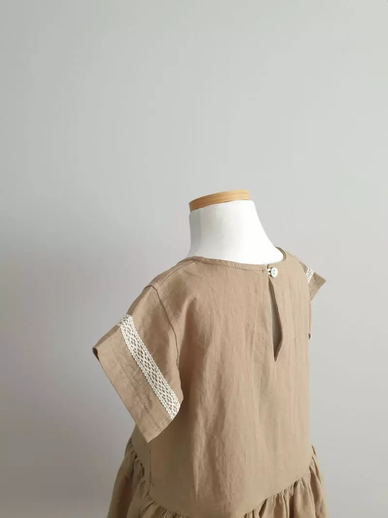 Eclair - Korean Children Fashion - #kidzfashiontrend - Linen One-piece - 8