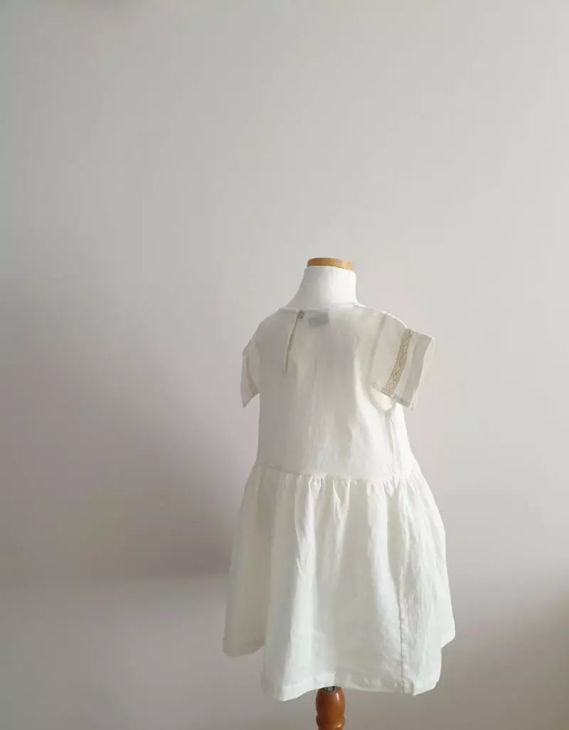 Eclair - Korean Children Fashion - #littlefashionista - Linen One-piece - 10