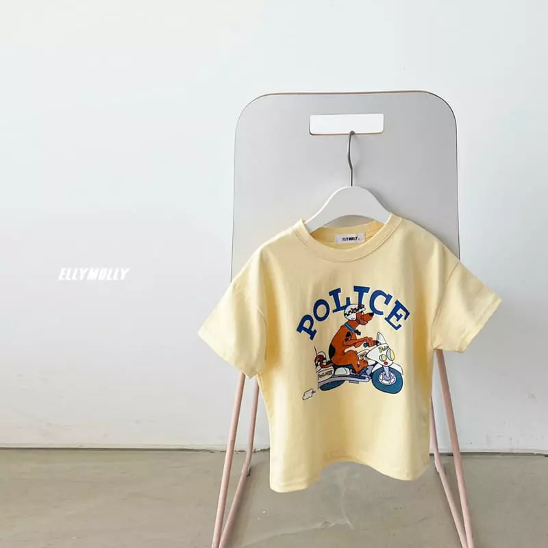 Ellymolly - Korean Children Fashion - #Kfashion4kids - Police Tee - 3